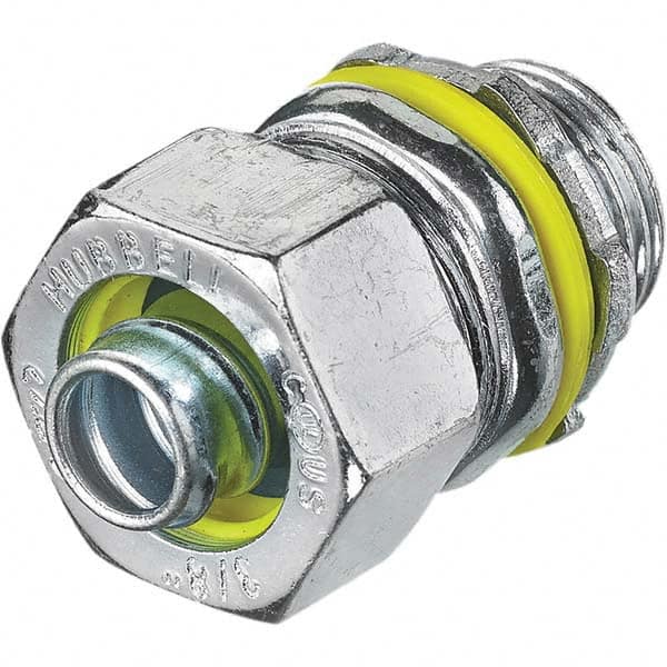 Hubbell Wiring Device-Kellems - Conduit Fittings Fitting Type: Connector Conduit Type: Liquidtight - Exact Tool & Supply
