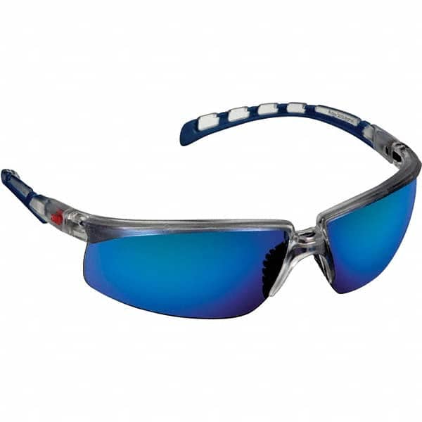 3M - Safety Glasses Type: Safety Lens Color Family: Blue - Exact Tool & Supply