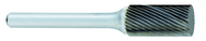 SL-5L6 -- 1/2 x 1-1/8 LOC x 1/4 Shank x 6 OAL 14 Degree Included Angle Carbide Medium Right Hand Spiral Burr - Exact Tool & Supply