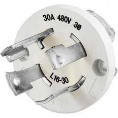 Hubbell Wiring Device-Kellems - 3-Phase Delta 480 VAC 30A NEMA L16-30P Industrial Twist Lock Plug - Exact Tool & Supply