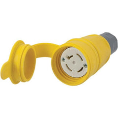 Hubbell Wiring Device-Kellems - 3-Phase 120/208 VAC 20A NonNEMA Industrial Twist Lock Connector - Exact Tool & Supply