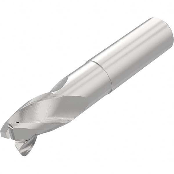 Niagara Cutter - 1", 1-1/4" LOC, 1" Shank Diam, 4" OAL, 3 Flute Solid Carbide Square End Mill - Exact Tool & Supply