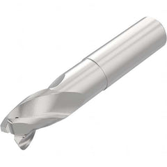 Niagara Cutter - 1", 1-1/4" LOC, 1" Shank Diam, 4" OAL, 3 Flute Solid Carbide Square End Mill - Exact Tool & Supply