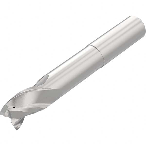 Niagara Cutter - 1", 1-1/4" LOC, 1" Shank Diam, 5" OAL, 3 Flute Solid Carbide Square End Mill - Exact Tool & Supply