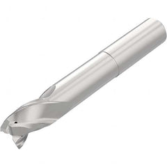 Niagara Cutter - 1", 1-1/4" LOC, 1" Shank Diam, 5" OAL, 3 Flute Solid Carbide Square End Mill - Exact Tool & Supply