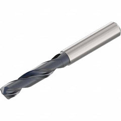 Seco - 13.7mm 140° Spiral Flute Solid Carbide Screw Machine Drill Bit - Exact Tool & Supply