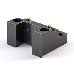 Global CNC Industries - Turret & VDI Tool Holders; Type: Haas OD Turning Block ; Clamping System: 105mm X 70mm ; Tool Axis: OD ; Through Coolant: No ; Outside Diameter (Decimal Inch): 1.2500 ; Additional Information: 4 Mounting Holes - Exact Tool & Supply