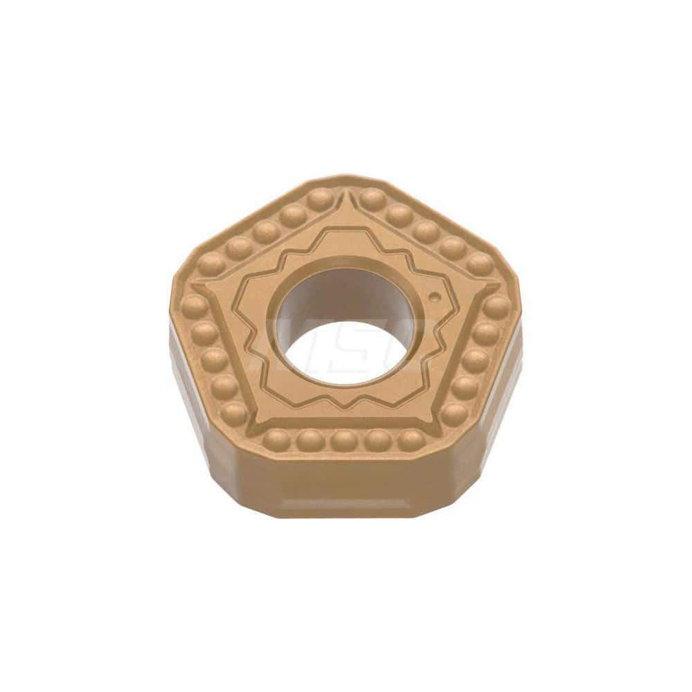 Turning Insert:  POMG643MNW AH8015,  Solid Carbide TiAlN Finish,  Neutral,  3/4″ Inscribed Circle,  0.0470″ Corner Radius,  72.0 &deg N/A Pentagon,  Series  POMG