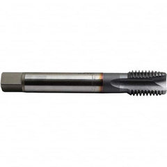 Emuge - #6-48 UNS 2B 0 Flute TiCN Finish Cobalt Spiral Point Tap - Exact Tool & Supply
