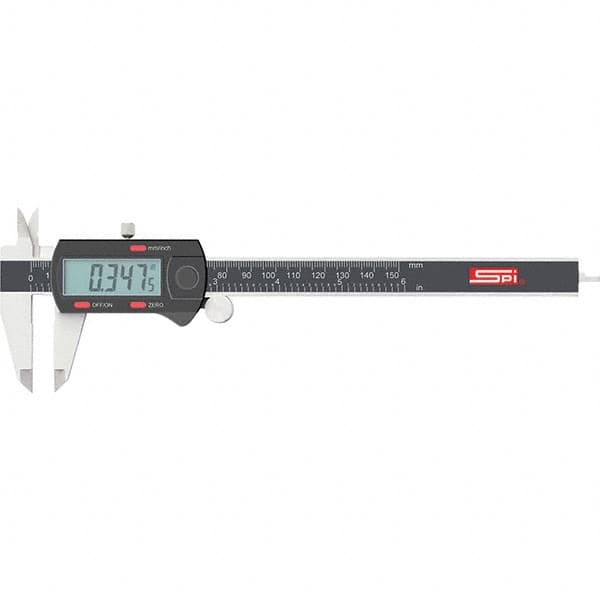 SPI - 0 to 150mm Range, 0.01mm Resolution, Electronic Caliper - Exact Tool & Supply