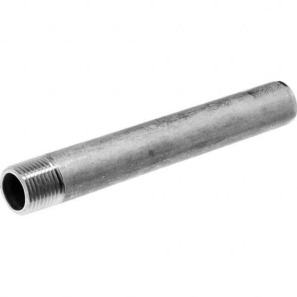 USA Sealing - 1/4 x 12" 316 Stainless Steel Pipe Nipple - Exact Tool & Supply