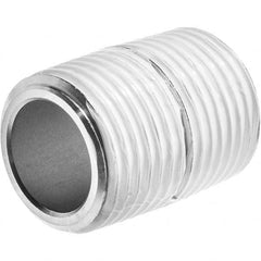 USA Sealing - 1/4 x 0.875" 316 Stainless Steel Pipe Nipple - Exact Tool & Supply