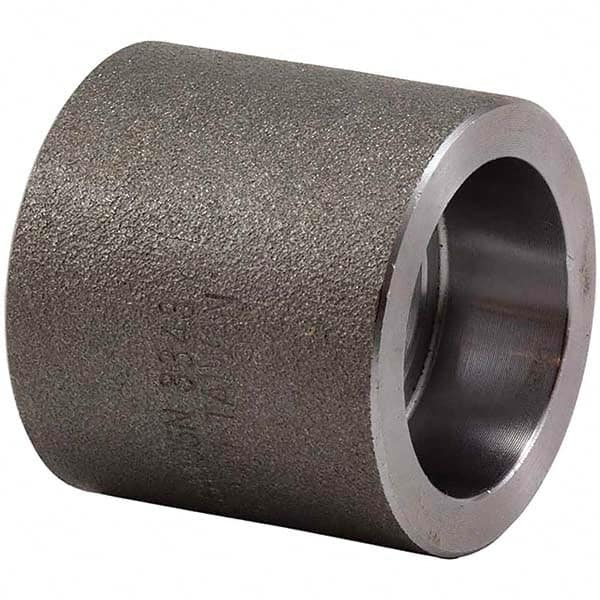 Merit Brass - Black Pipe Fittings; Type: Coupling ; Fitting Size: 2-1/2 (Inch); End Connections: Socket x Socket ; Classification: 3000 ; Material: Carbon Steel ; Finish/Coating: Mill/Oil - Exact Tool & Supply