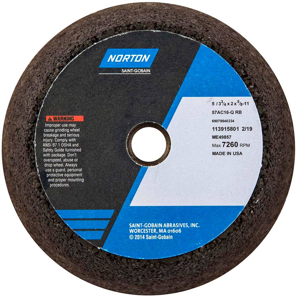 Norton - Tool & Cutter Grinding Wheels Wheel Type: Type 11 Superabrasive Wheel Type Number: B42 - Exact Tool & Supply