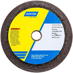 Norton - Tool & Cutter Grinding Wheels Wheel Type: Type 11 Superabrasive Wheel Type Number: B42 - Exact Tool & Supply