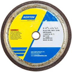 Norton - Tool & Cutter Grinding Wheels Wheel Type: Type 11 Superabrasive Wheel Type Number: B42 - Exact Tool & Supply
