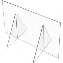 USA Sealing - 24" x 60" Self-Supporting Partition & Panel System-Social Distancing Barrier - Exact Tool & Supply