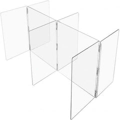 USA Sealing - 24" x 72" Self-Supporting Partition & Panel System-Social Distancing Barrier - Exact Tool & Supply