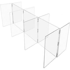 USA Sealing - 24" x 96" Self-Supporting Partition & Panel System-Social Distancing Barrier - Exact Tool & Supply