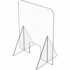 USA Sealing - 24" x 48" Self-Supporting Partition & Panel System-Social Distancing Barrier - Exact Tool & Supply