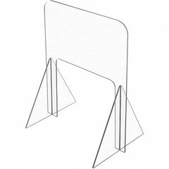 USA Sealing - 36" x 36" Self-Supporting Partition & Panel System-Social Distancing Barrier - Exact Tool & Supply