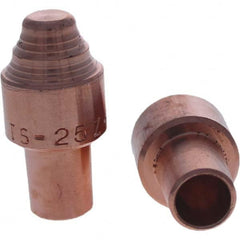 Tuffaloy - Spot Welder Tips For Use With: 5RW Cap Taper Electrode Holder Type: Male Cap S Nose - Exact Tool & Supply