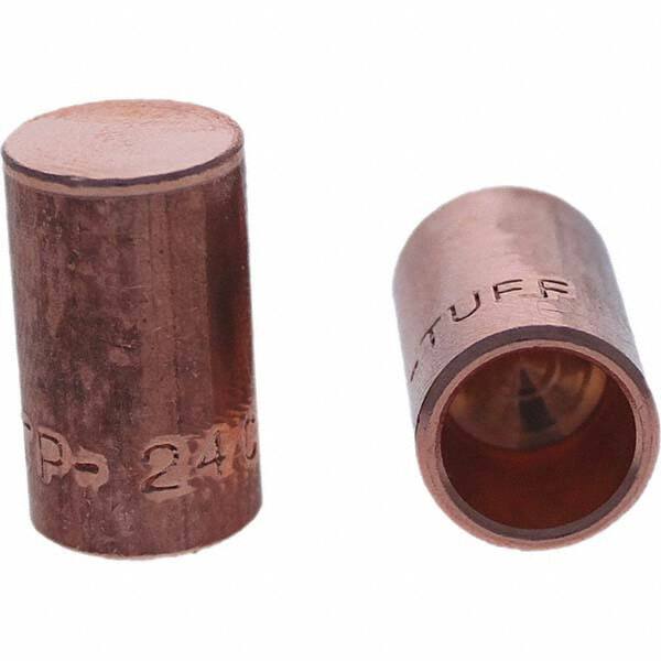 Tuffaloy - Spot Welder Tips For Use With: 4RW Cap Taper Electrode Holder Type: Female Cap C Nose (Flat) - Exact Tool & Supply