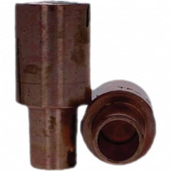 Tuffaloy - Spot Welder Tips For Use With: 7RW Cap Taper Electrode Holder Type: Male Cap F Nose (Radius) - Exact Tool & Supply