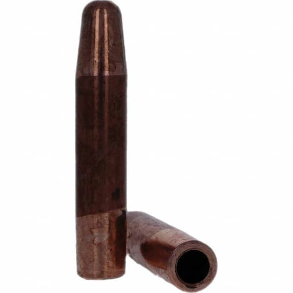 Tuffaloy - Spot Welder Tips For Use With: 5RW Electrode Holder Type: Straight Tip A Nose (Pointed) - Exact Tool & Supply