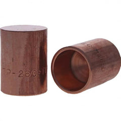 Tuffaloy - Spot Welder Tips For Use With: 6RW Cap Taper Electrode Holder Type: Female Cap C Nose (Flat) - Exact Tool & Supply