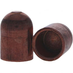 Tuffaloy - Spot Welder Tips For Use With: 5RW Cap Taper Electrode Holder Type: Female Cap B Nose (Dome) - Exact Tool & Supply