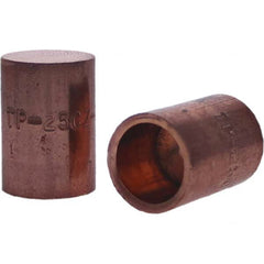 Tuffaloy - Spot Welder Tips For Use With: 5RW Cap Taper Electrode Holder Type: Female Cap C Nose (Flat) - Exact Tool & Supply