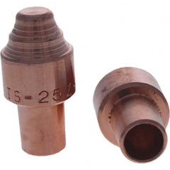 Tuffaloy - Spot Welder Tips For Use With: 5RW Cap Taper Electrode Holder Type: Male Cap S Nose - Exact Tool & Supply