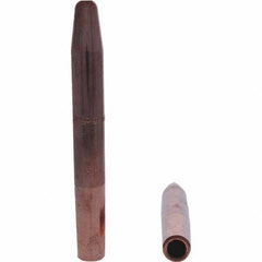 Tuffaloy - Spot Welder Tips For Use With: 4RW Electrode Holder Type: Straight Tip A Nose (Pointed) - Exact Tool & Supply