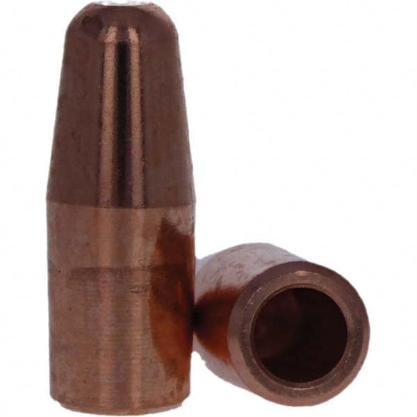 Tuffaloy - Spot Welder Tips For Use With: 4RW Electrode Holder Type: Straight Tip A Nose (Pointed) - Exact Tool & Supply