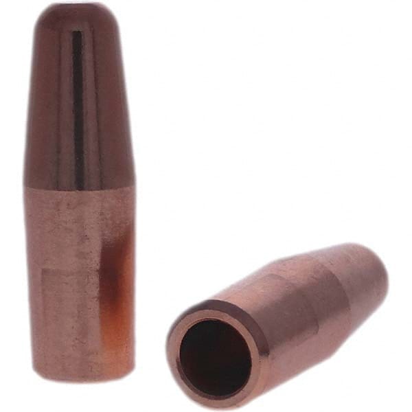 Tuffaloy - Spot Welder Tips For Use With: 4RW Electrode Holder Type: Straight Tip A Nose (Pointed) - Exact Tool & Supply