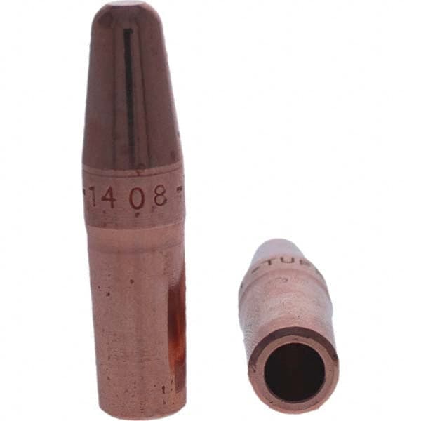 Tuffaloy - Spot Welder Tips For Use With: 4RW Electrode Holder Type: Straight Tip A Nose (Pointed) - Exact Tool & Supply