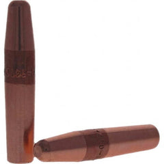 Tuffaloy - Spot Welder Tips For Use With: 4RW Electrode Holder Type: Straight Tip A Nose (Pointed) - Exact Tool & Supply