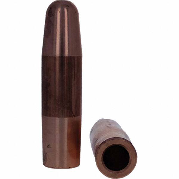 Tuffaloy - Spot Welder Tips For Use With: 7RW Electrode Holder Type: Straight Tip A Nose (Pointed) - Exact Tool & Supply