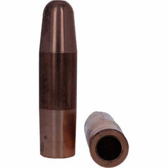 Tuffaloy - Spot Welder Tips For Use With: 7RW Electrode Holder Type: Straight Tip A Nose (Pointed) - Exact Tool & Supply