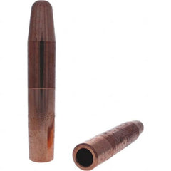 Tuffaloy - Spot Welder Tips For Use With: 6RW Electrode Holder Type: Straight Tip A Nose (Pointed) - Exact Tool & Supply