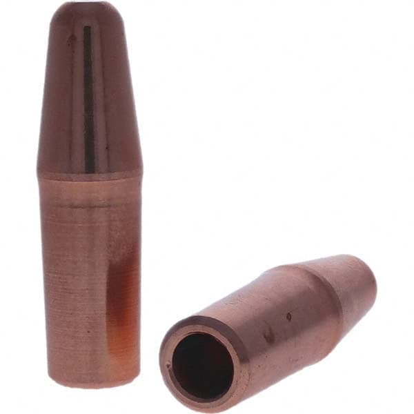 Tuffaloy - Spot Welder Tips For Use With: 4RW Electrode Holder Type: Straight Tip A Nose (Pointed) - Exact Tool & Supply