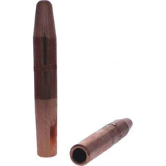 Tuffaloy - Spot Welder Tips For Use With: 4RW Electrode Holder Type: Straight Tip A Nose (Pointed) - Exact Tool & Supply