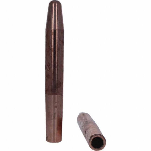 Tuffaloy - Spot Welder Tips For Use With: 4RW Electrode Holder Type: Straight Tip A Nose (Pointed) - Exact Tool & Supply