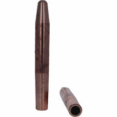 Tuffaloy - Spot Welder Tips For Use With: 4RW Electrode Holder Type: Straight Tip A Nose (Pointed) - Exact Tool & Supply