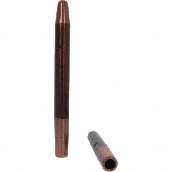 Tuffaloy - Spot Welder Tips For Use With: 4RW Electrode Holder Type: Straight Tip A Nose (Pointed) - Exact Tool & Supply