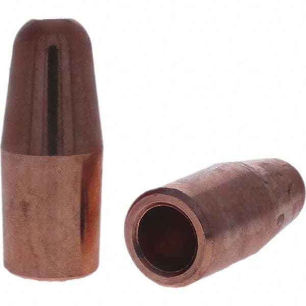 Tuffaloy - Spot Welder Tips For Use With: 5RW Electrode Holder Type: Straight Tip A Nose (Pointed) - Exact Tool & Supply