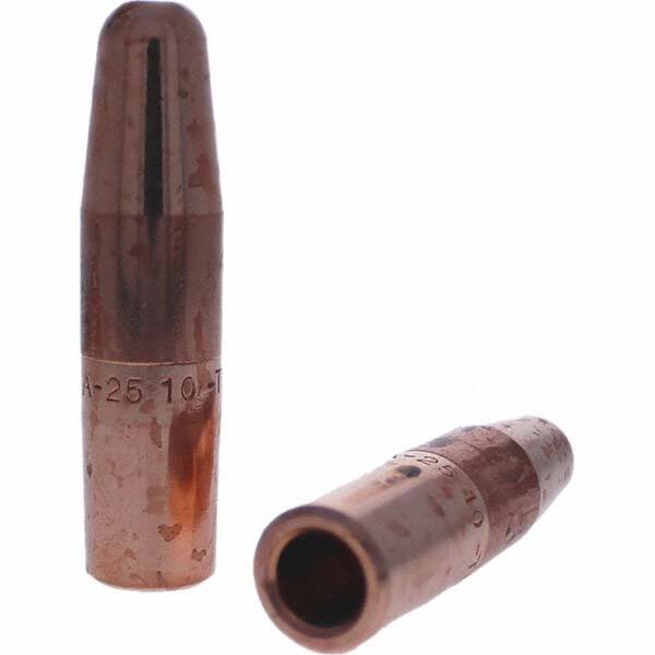 Tuffaloy - Spot Welder Tips For Use With: 5RW Electrode Holder Type: Straight Tip A Nose (Pointed) - Exact Tool & Supply