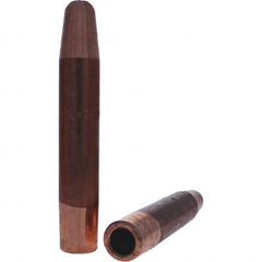 Tuffaloy - Spot Welder Tips For Use With: 5RW Electrode Holder Type: Straight Tip A Nose (Pointed) - Exact Tool & Supply