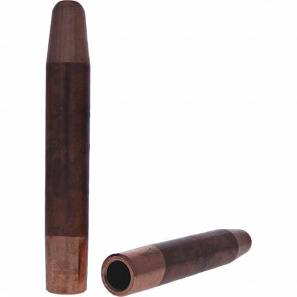 Tuffaloy - Spot Welder Tips For Use With: 5RW Electrode Holder Type: Straight Tip A Nose (Pointed) - Exact Tool & Supply